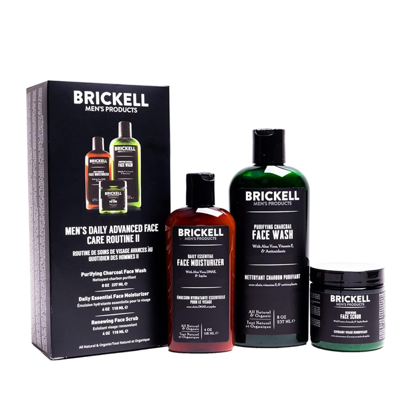 Brickell Men’s Daily Advanced Face Care Routine