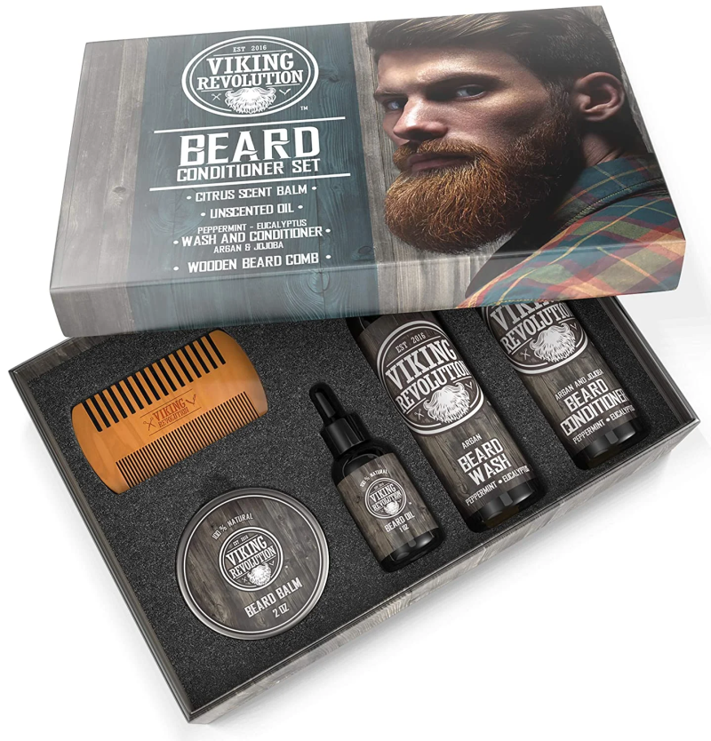 Premium Beard Care Kit – Beard Wash, Conditioner, Oil, Balm & Comb | Ultimate Grooming Set for Men - Image 8