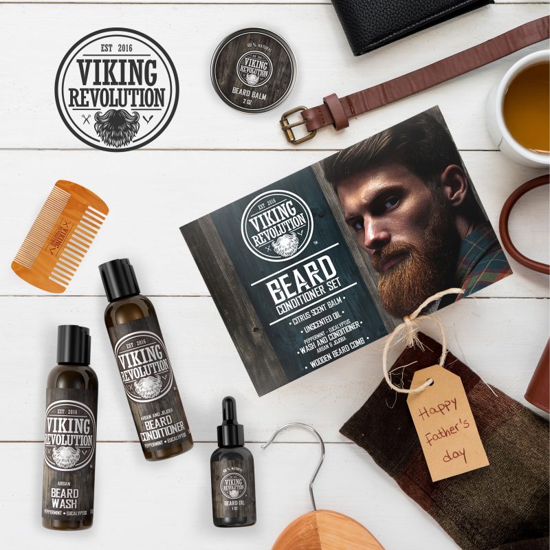Premium Beard Care Kit – Beard Wash, Conditioner, Oil, Balm & Comb | Ultimate Grooming Set for Men - Image 5