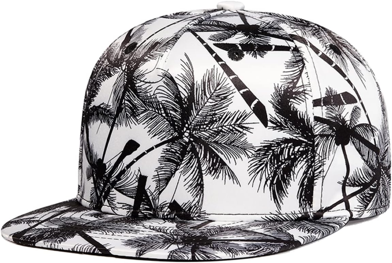 Coco White Snapback Hat – Unisex Flat Bill Adjustable Cap | Urban Streetwear Style