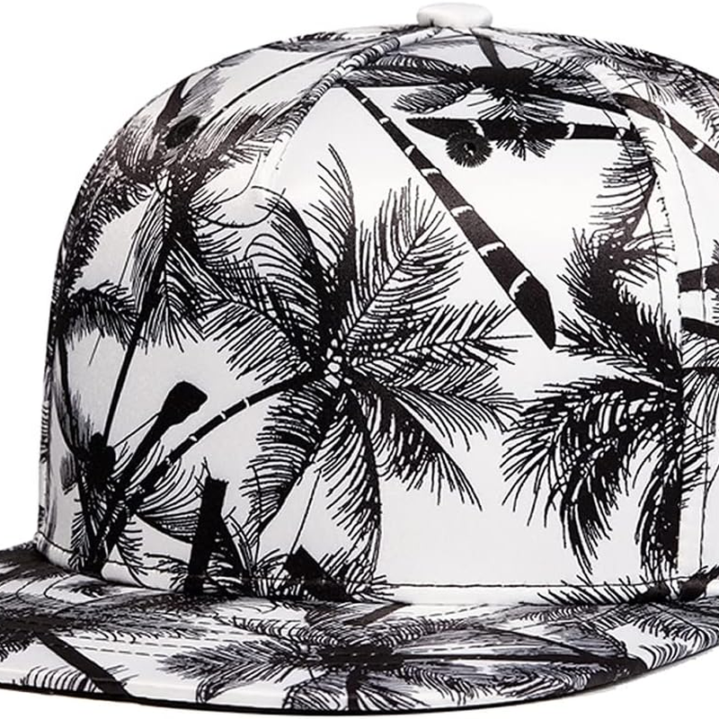Coco White Snapback Hat – Unisex Flat Bill Adjustable Cap | Urban Streetwear Style