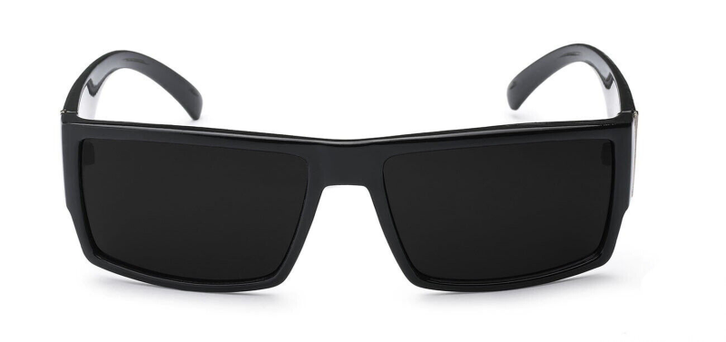 Men's Locs Sunglasses – Super Dark Lens in Gloss Black & Matte Black Frames - Image 4