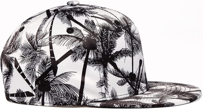 Coco White Snapback Hat – Unisex Flat Bill Adjustable Cap | Urban Streetwear Style - Image 3