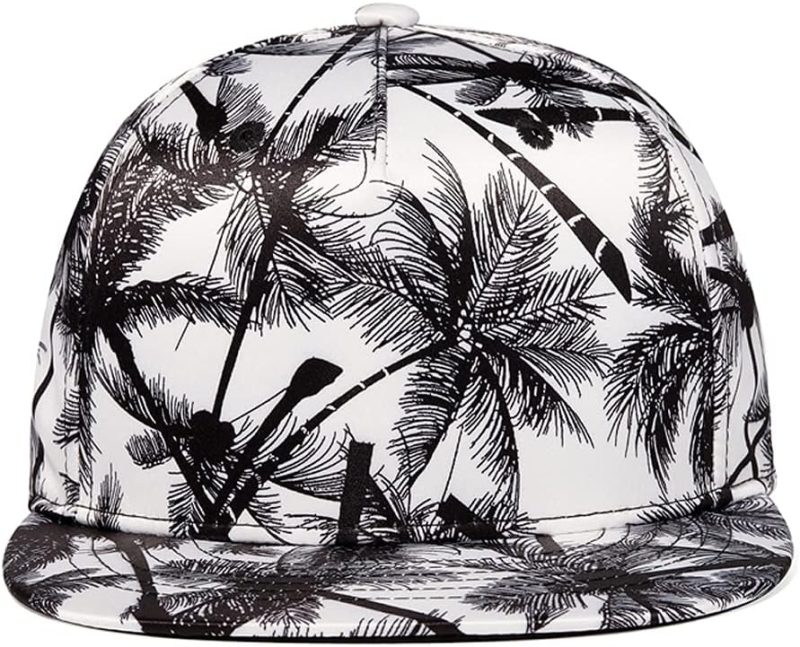 Coco White Snapback Hat – Unisex Flat Bill Adjustable Cap | Urban Streetwear Style - Image 2