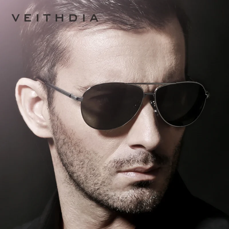 VEITHDIA Men’s Vintage Polarized Sunglasses – UV400 Classic Driving Eyewear for Men - Image 6