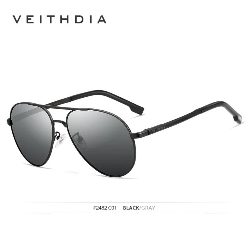 VEITHDIA Men’s Vintage Polarized Sunglasses – UV400 Classic Driving Eyewear for Men - Image 9
