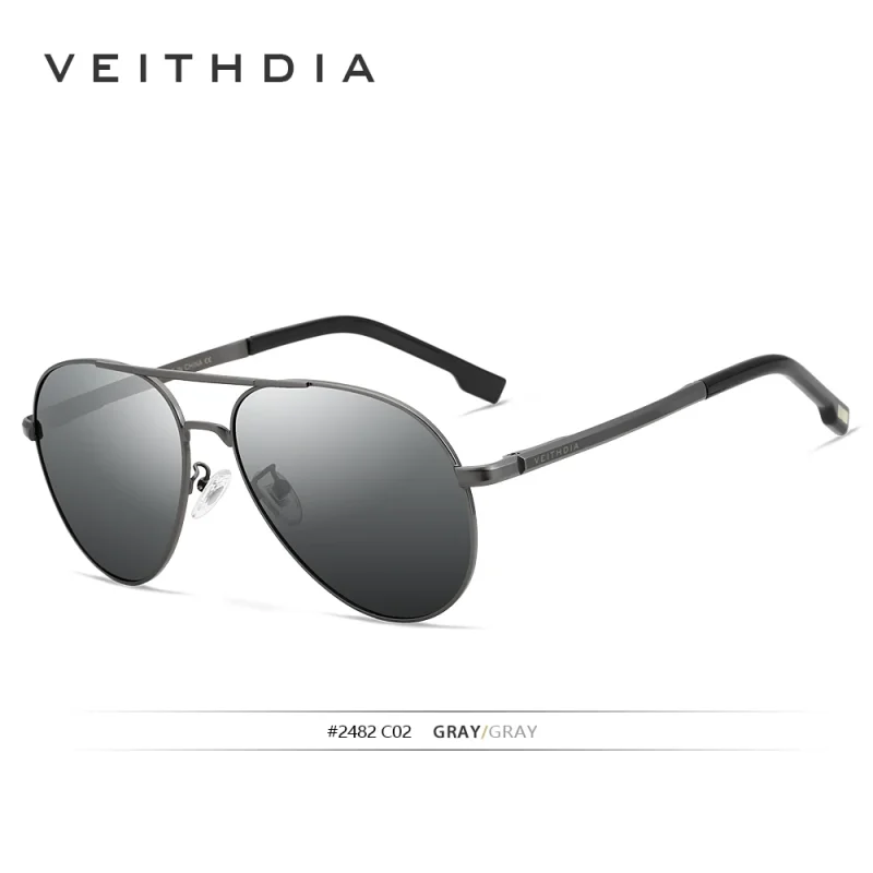 VEITHDIA Men’s Vintage Polarized Sunglasses – UV400 Classic Driving Eyewear for Men - Image 10