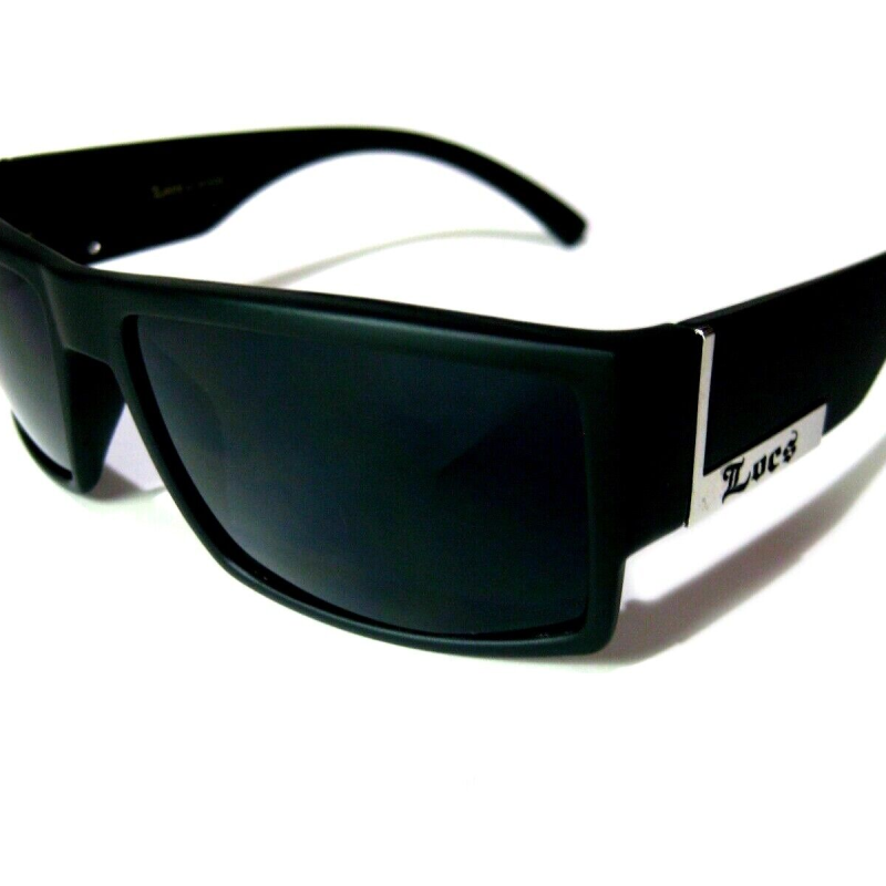 Men's Locs Sunglasses – Super Dark Lens in Gloss Black & Matte Black Frames