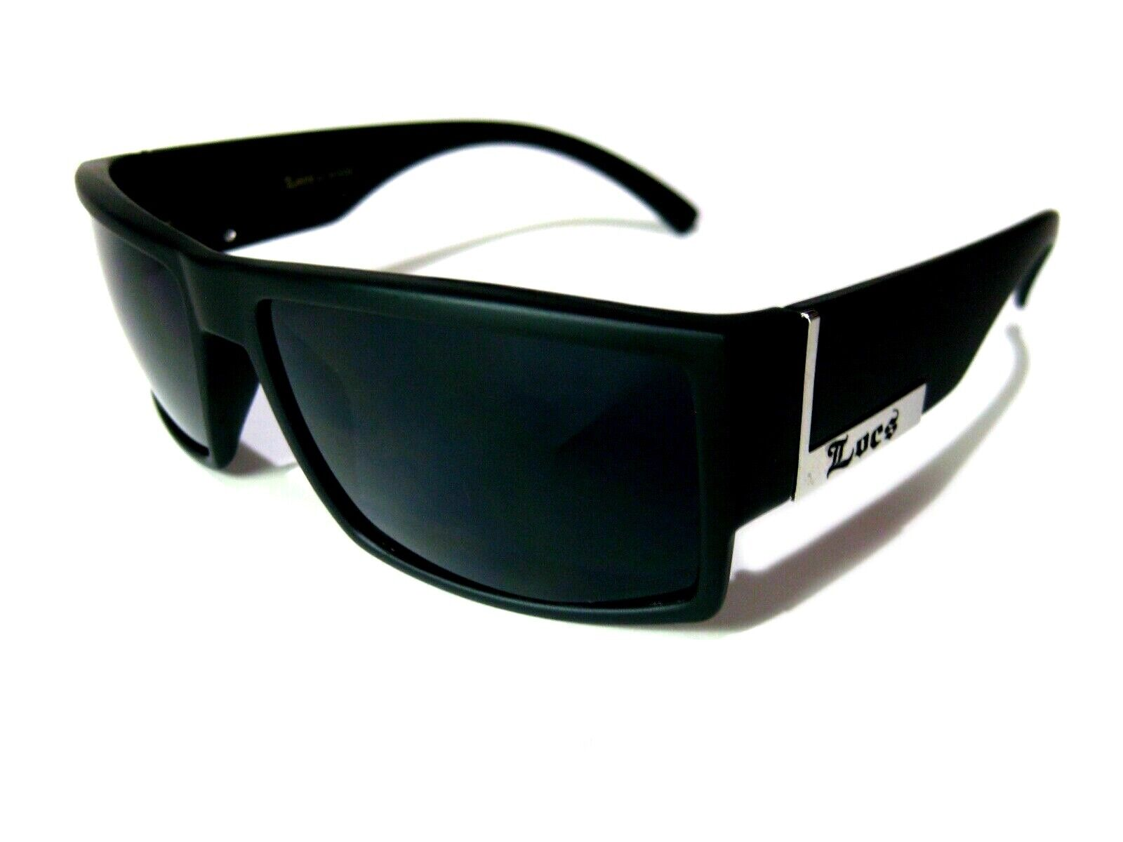 Men’s Locs Sunglasses – Super Dark Lens in Gloss Black & Matte Black Frames