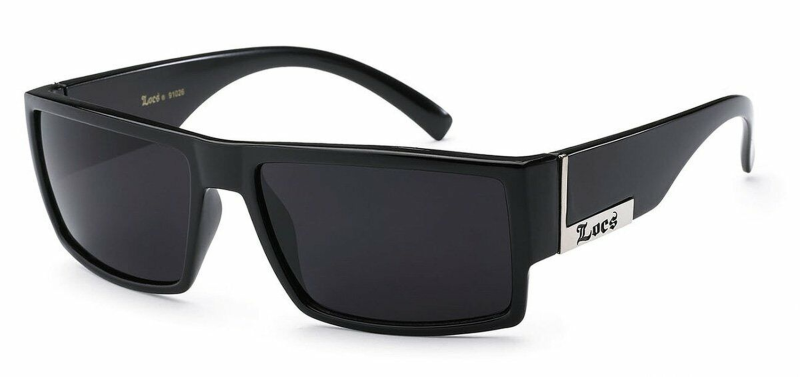 Men's Locs Sunglasses – Super Dark Lens in Gloss Black & Matte Black Frames - Image 6