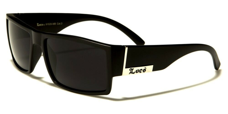 Men's Locs Sunglasses – Super Dark Lens in Gloss Black & Matte Black Frames - Image 5