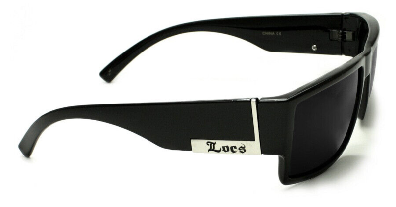 Men's Locs Sunglasses – Super Dark Lens in Gloss Black & Matte Black Frames - Image 3