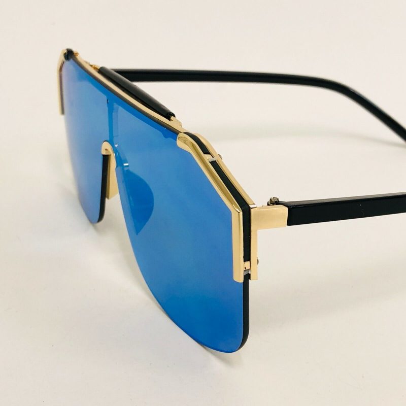 Men’s Designer Sunglasses – Metal Frame with One-Piece Lens | Bold, Fashion-Forward Top Shades - Image 12