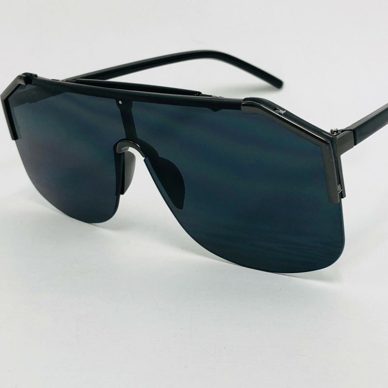 Men’s Designer Sunglasses – Metal Frame with One-Piece Lens | Bold, Fashion-Forward Top Shades - Image 15