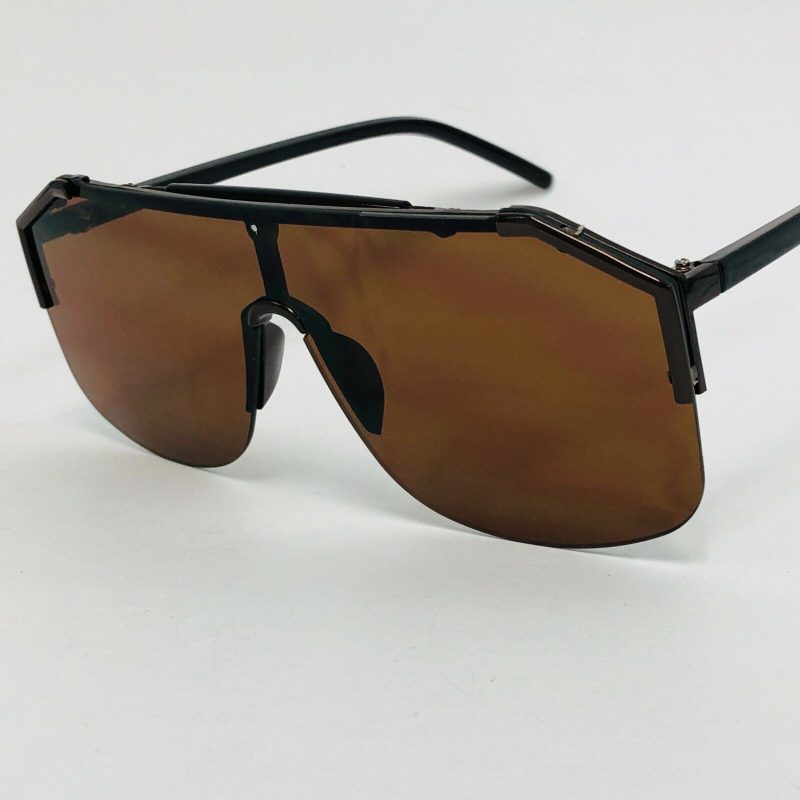 Men’s Designer Sunglasses – Metal Frame with One-Piece Lens | Bold, Fashion-Forward Top Shades - Image 5